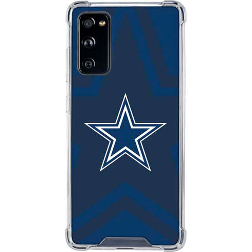 NFL Dallas Cowboys Double Vision Galaxy S20 FE Clear Case